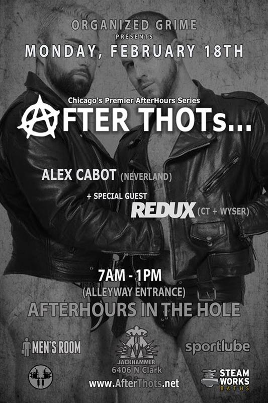After Thots - III event flyer for 2019-02-18 at JACKHAMMER