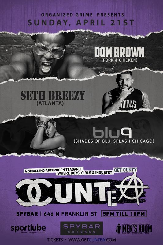 CUN - Tea - Easter Sunday event flyer for 2019-04-21 at SPYBAR