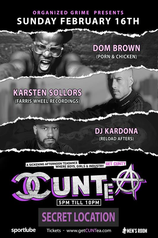 CUNTEA - ELECTRIC event flyer for 2020-02-16 at ELECTRIC HOTEL