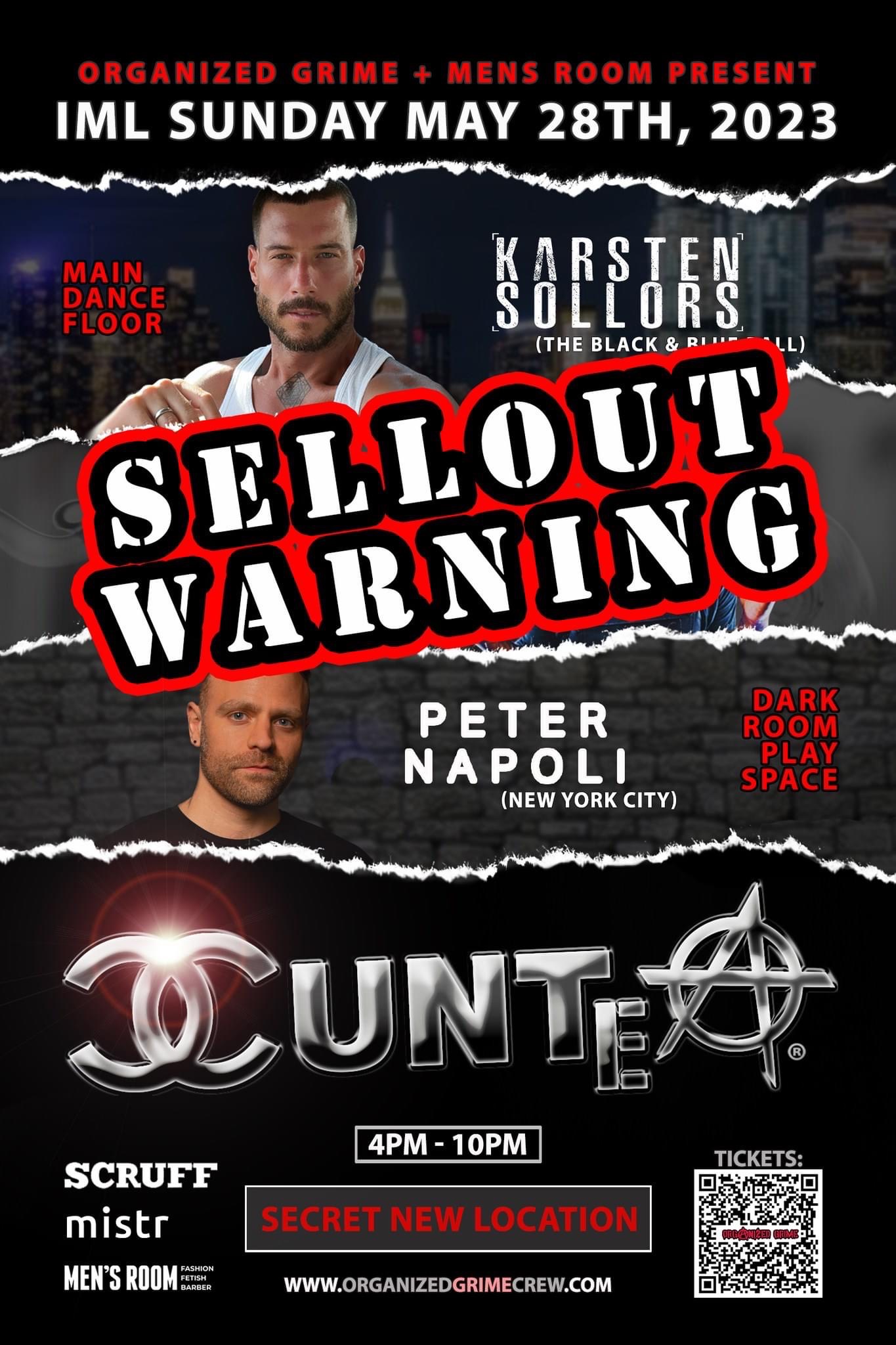 CUNTea™ - IML - 2023 event flyer for 2023-05-28 at FLASH NIGHTCLUB
