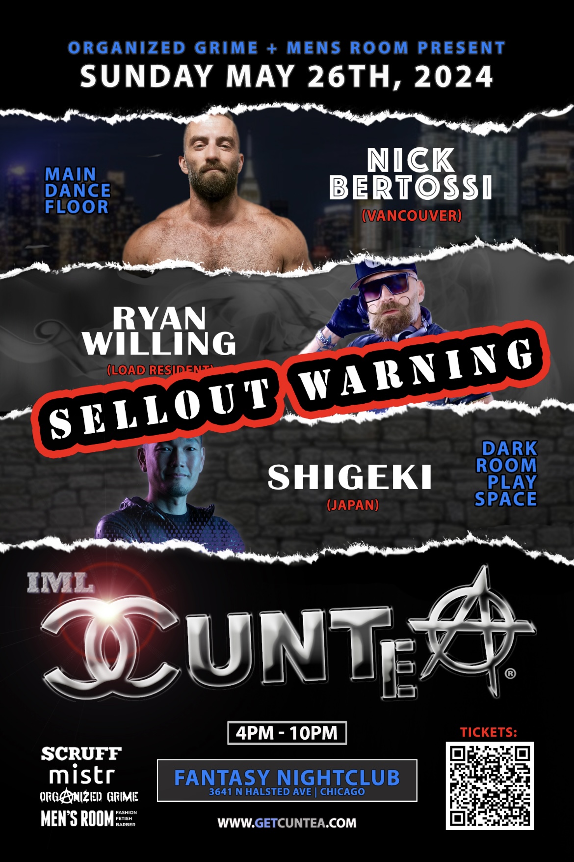 CUNTea™ - IML 2024 event flyer for 2024-05-26 at FANTASY NIGHTCLUB