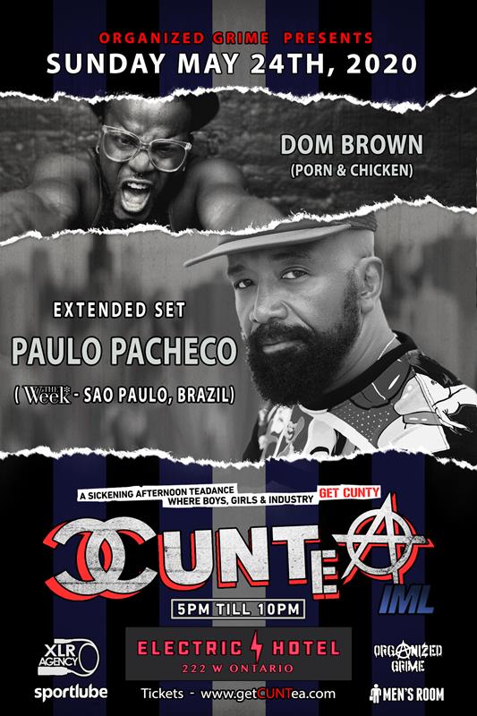 CUNTea - IML 42 event flyer for 2020-05-24 at ELECTRIC HOTEL