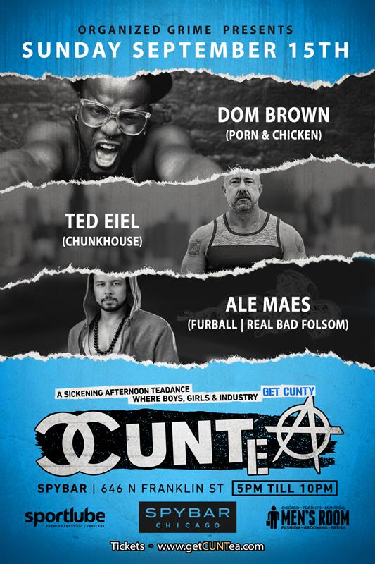 CUNTea - September event flyer for 2019-09-15 at SPYBAR