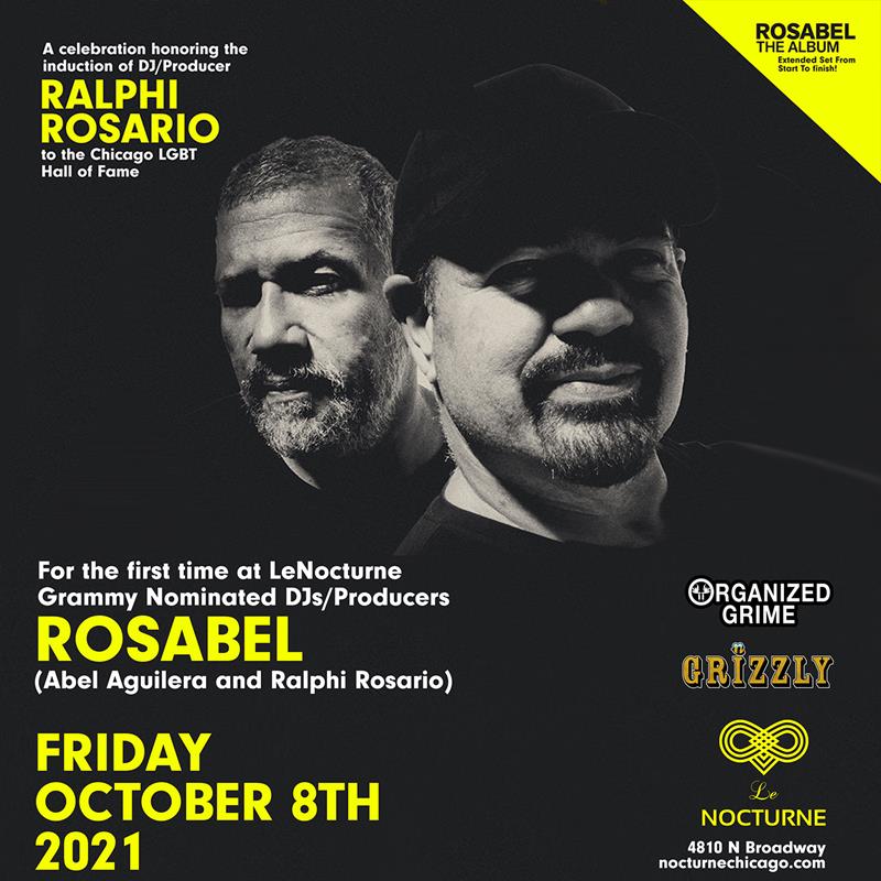 ROSABEL - EXTENDED SET event flyer for 2021-10-08 at LE NOCTURNE