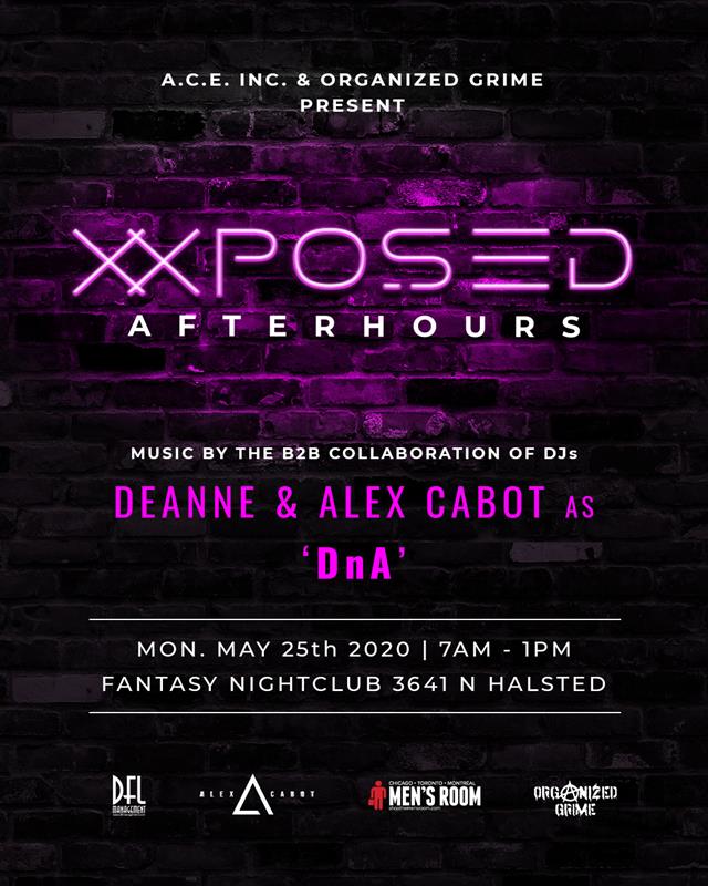 XXposed - Afters - IML event flyer for 2020-05-25 at FANTASY NIGHTCLUB