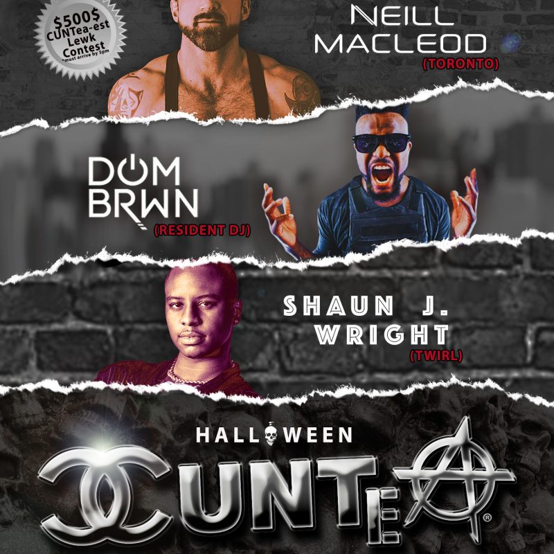 CUNTea™ - HALLOWEEN event flyer for 2022-10-30 at FANTASY NIGHTCLUB