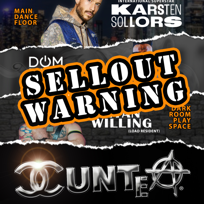 CUNTea™ - Halloween event flyer for 2023-10-29 at FANTASY NIGHTCLUB