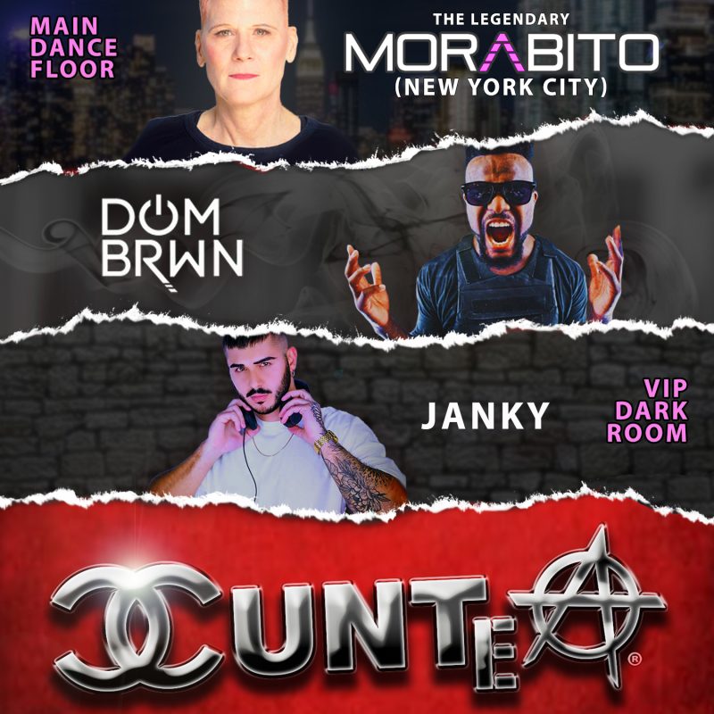 CUNTEA™ - MORABITO (NYC) event flyer for 2023-02-19 at DEBONAIR SOCIAL CLUB