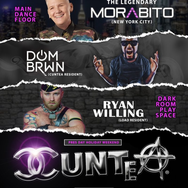 CUNTea™ - MORABITO (NYC) event flyer for 2024-02-18 at NEVER HAVE I EVER