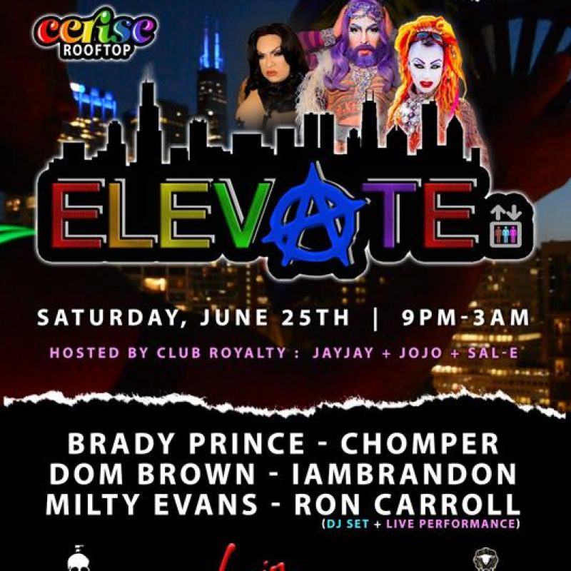 ELEVATE - CERISE ROOFTOP event flyer for 2022-06-25 at CERISE ROOFTOP, VIRGIN HOTEL CHICAGO