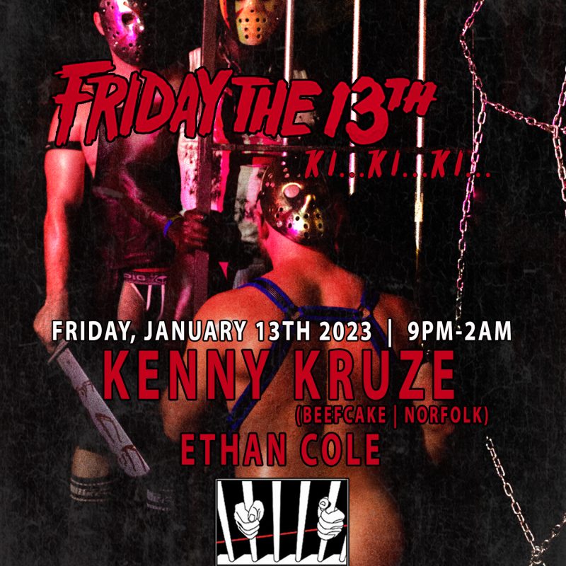 FRIDAY 13TH - KI KI KI event flyer for 2023-01-13 at CELL BLOCK