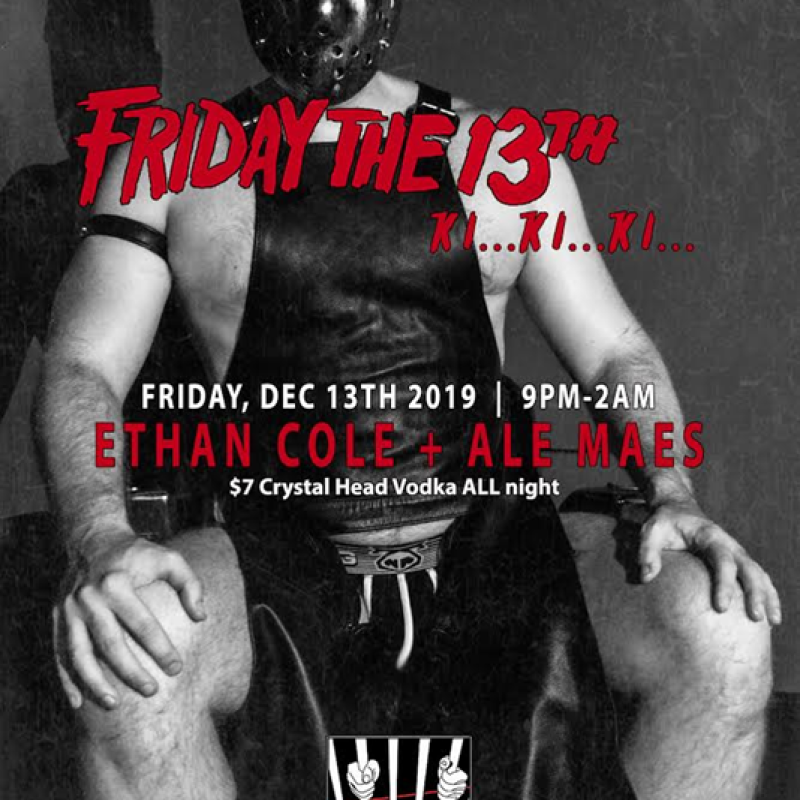FRIDAY13TH - KI...KI...KI... event flyer for 2019-12-13 at CELL BLOCK