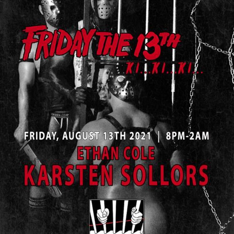 FRIDAY13TH - Ki...Ki...Ki event flyer for 2021-08-13 at CELL BLOCK