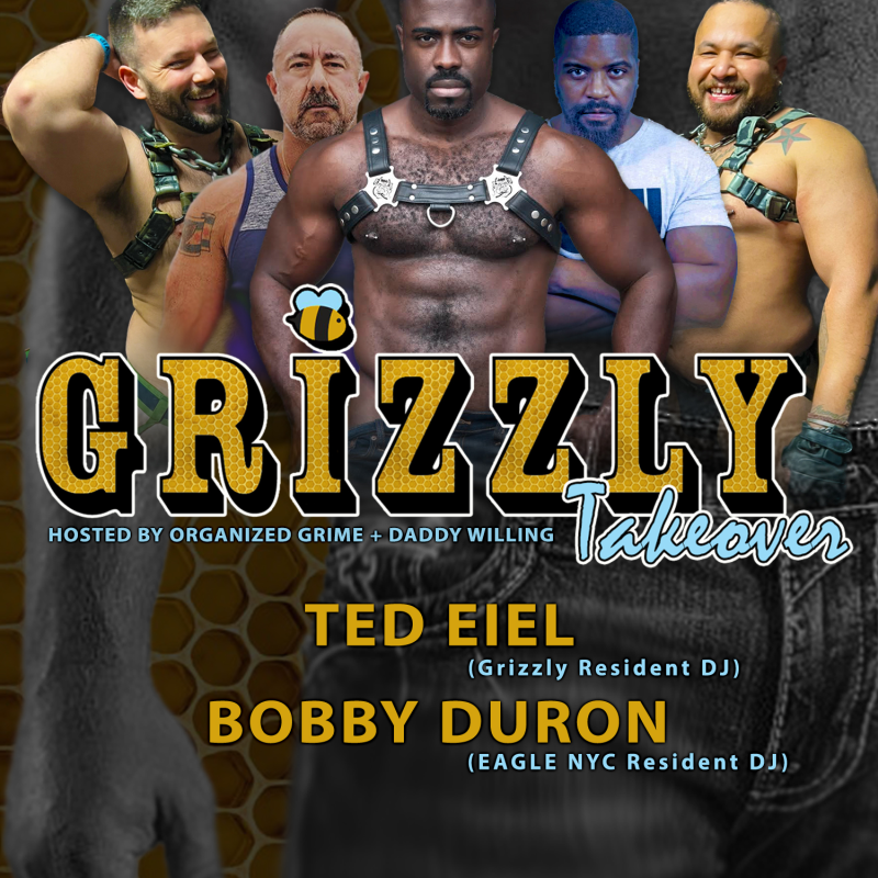 GRIZZLY™ - BOBBY DURON (NYC) event flyer for 2023-11-24 at CELL BLOCK