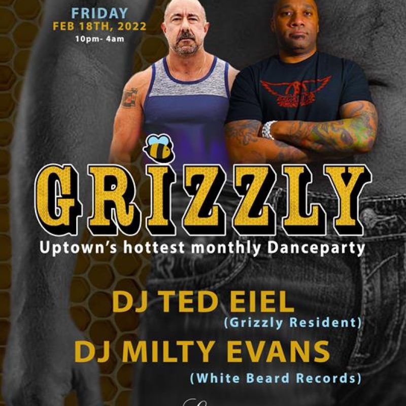 GRIZZLY™ - MILTY EVANS event flyer for 2022-02-18 at LE NOCTURNE