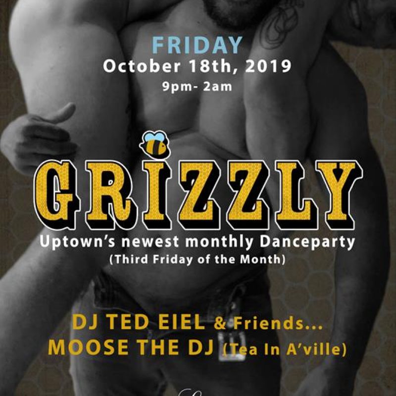 GRIZZLY - OCTOBER event flyer for 2019-10-18 at LE NOCTURNE