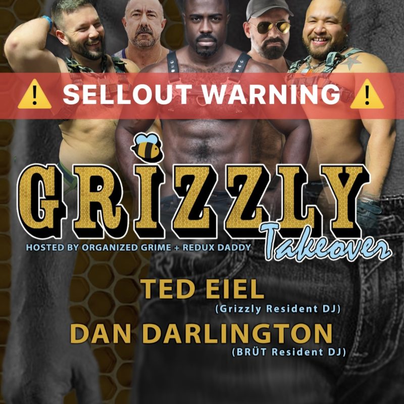 GRIZZLY - PRIDEFEST 2024 event flyer for 2024-06-22 at CELL BLOCK