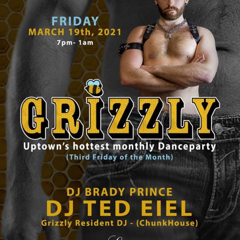 GRIZZLY RETURNS event flyer for 2021-03-19 at LE NOCTURNE