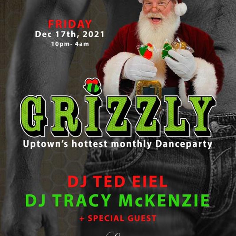 GRIZZLY - w/ Santa Tracy event flyer for 2021-12-17 at LE NOCTURNE
