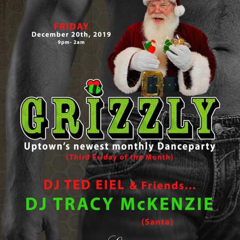 GRIZZLY - XXXMAS event flyer for 2019-12-20 at LE NOCTURNE