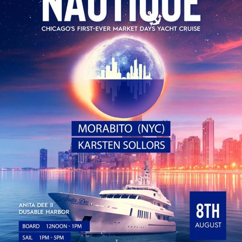 NAUTIQUE - MARKET DAYS event flyer for 2021-08-08 at ANITA DEE