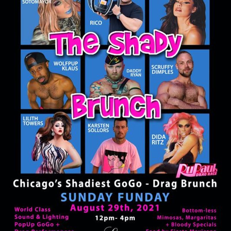 SHADY BRUNCH - AUGUST event flyer for 2021-08-29 at LE NOCTURNE