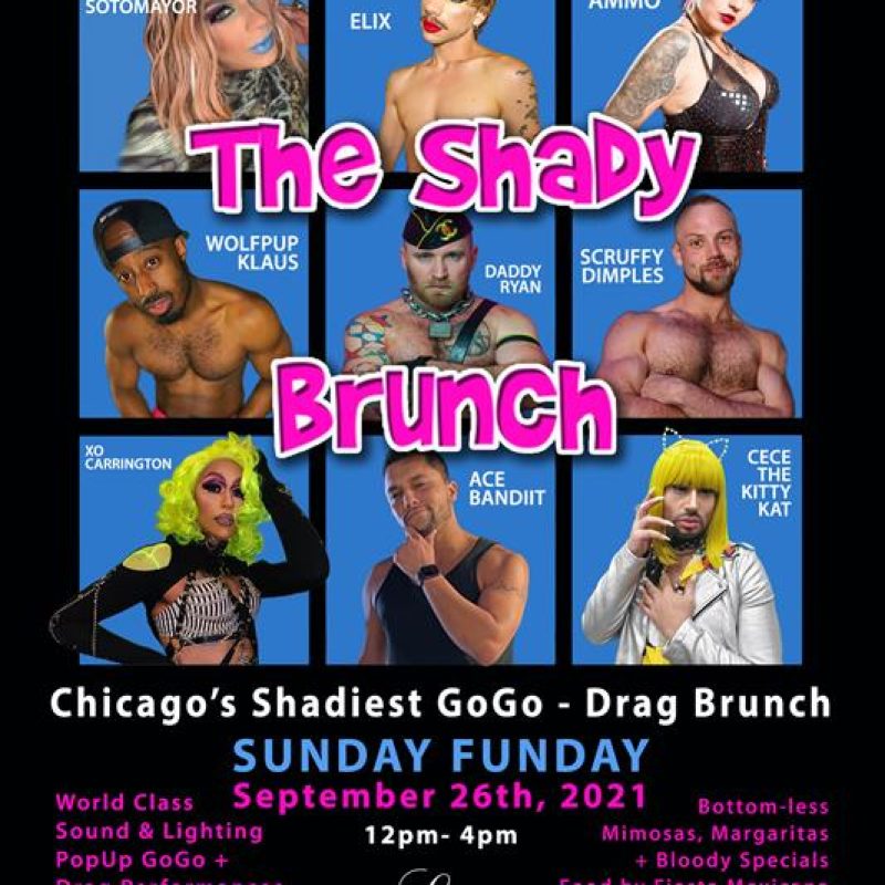 SHADY BRUNCH - SEPT event flyer for 2021-09-26 at LE NOCTURNE