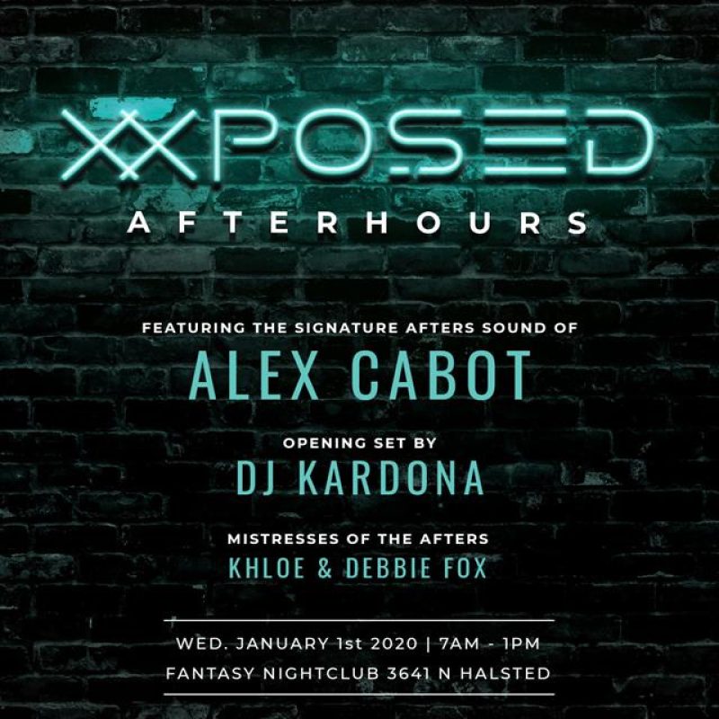 XXPOSED - AFTERS event flyer for 2020-01-01 at FANTASY NIGHTCLUB